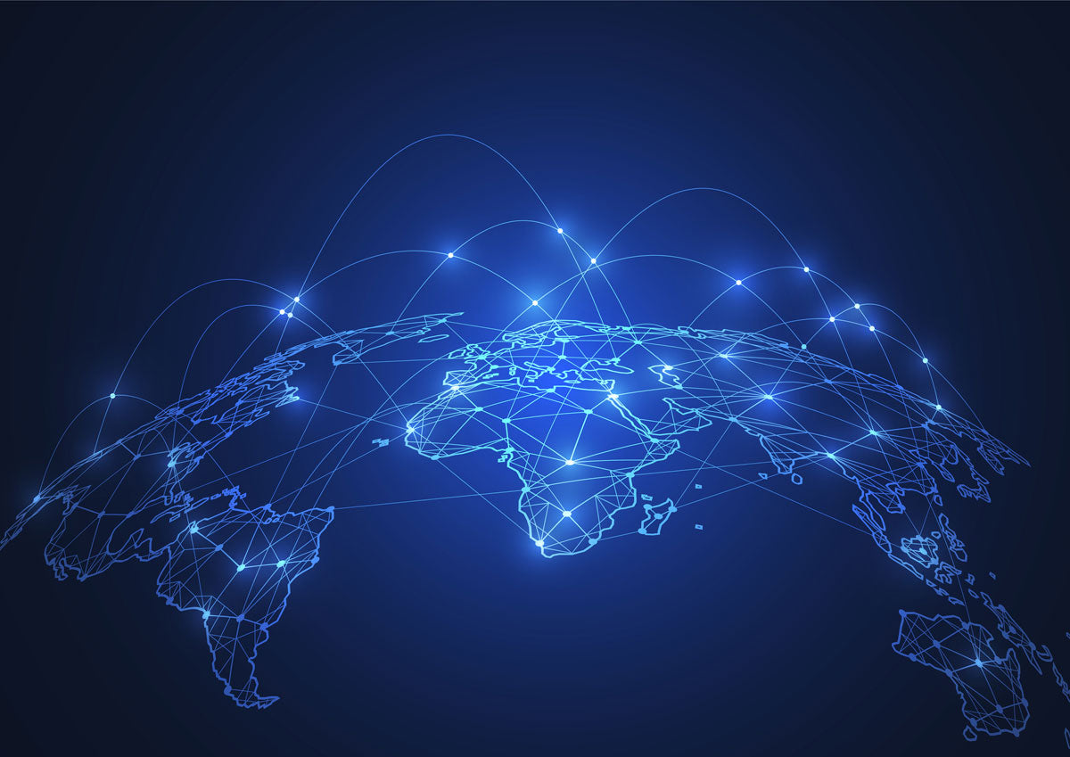 Map of the world - investors all over the world