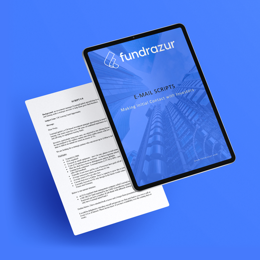 E-mail Scripts - Making Initial Contact with Investors?